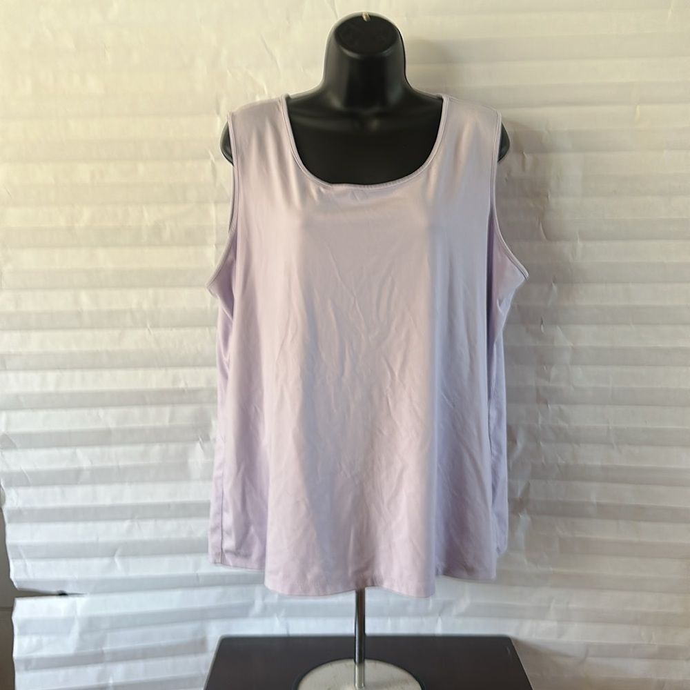 Liz Claiborne Lavender Tank Top – Women’s XL, Sleeveless Summer Style